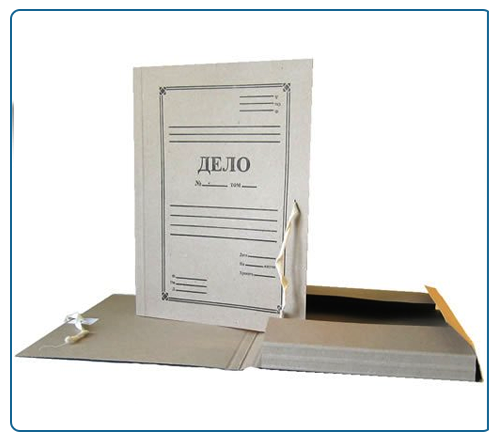 Папка архивная (серая)